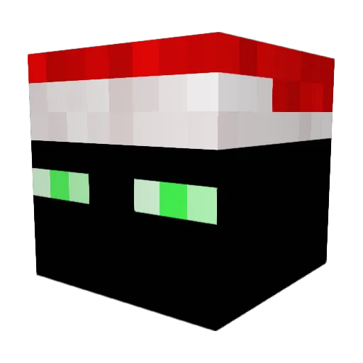 XOBroski Minecraft avatar head, 3D render