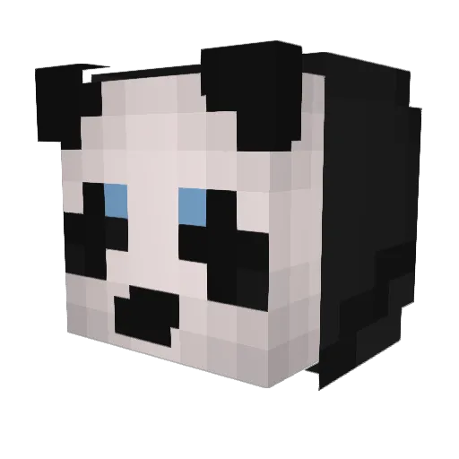 XODEIY Minecraft avatar head, 3D render