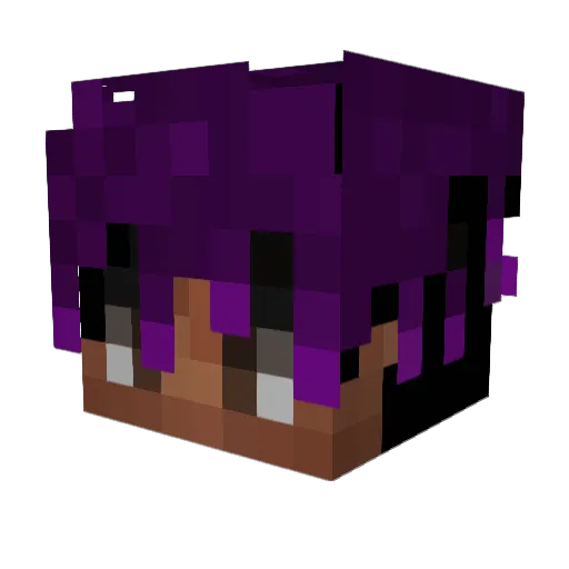 XOTourLlif3 Minecraft avatar head, 3D render