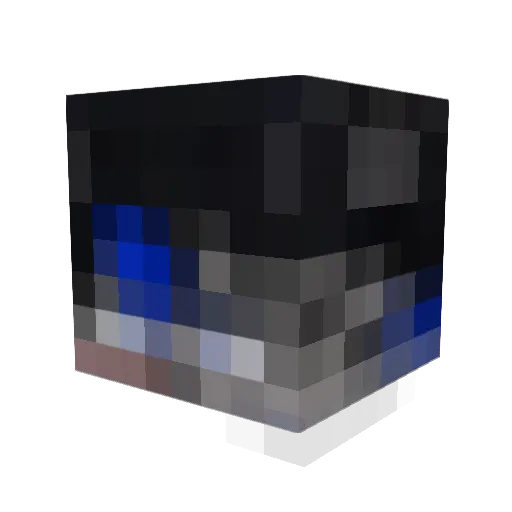 XO_Tomma Minecraft avatar head, 3D render