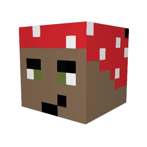 XOalex_ Minecraft avatar head, 3D render