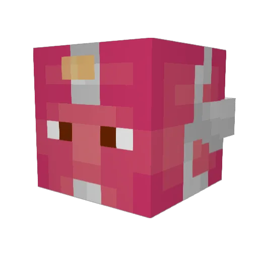 XObrador Minecraft avatar head, 3D render