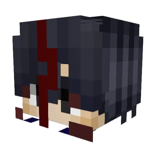 XP6_ICN Minecraft avatar head, 3D render