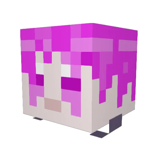 XPMicky Minecraft avatar head, 3D render