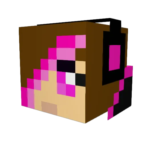 XPStormXP Minecraft avatar head, 3D render