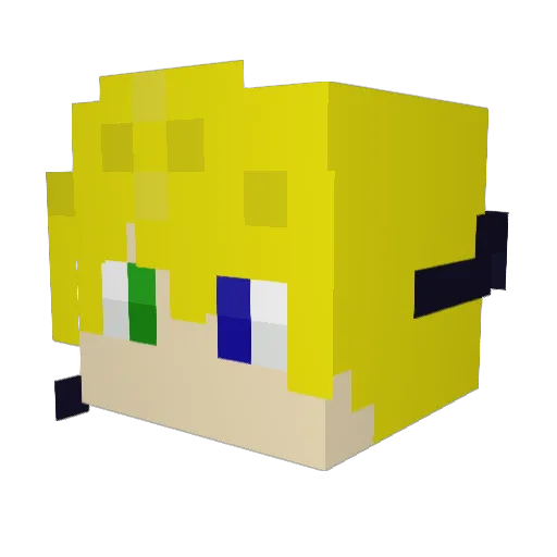 XP_Mantisgamer Minecraft avatar head, 3D render