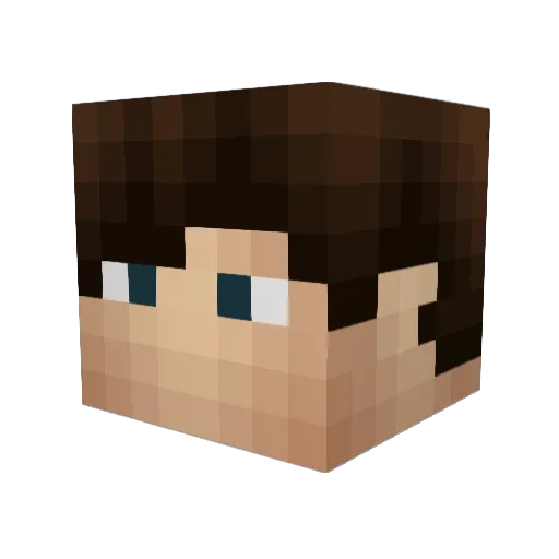 XP_Overlord1 Minecraft avatar head, 3D render