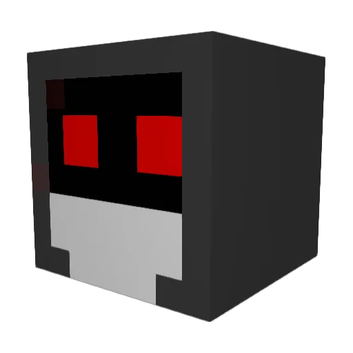 XParsaeb Minecraft avatar head, 3D render