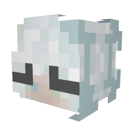 XPerienX Minecraft avatar head, 3D render