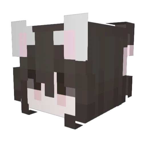 XPhantomS1 Minecraft avatar head, 3D render
