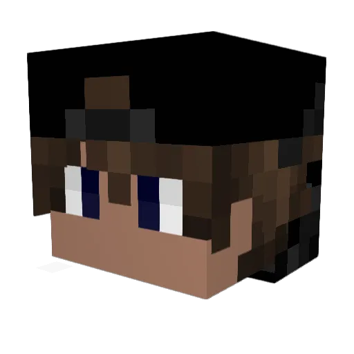 XPhantom_ReaperX Minecraft avatar head, 3D render