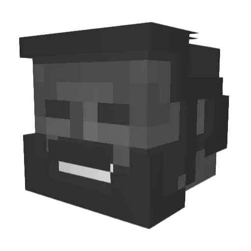 XREliCXx Minecraft avatar head, 3D render