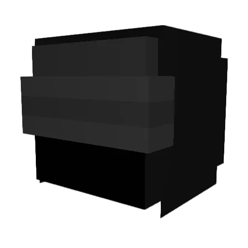 XReady666 Minecraft avatar head, 3D render