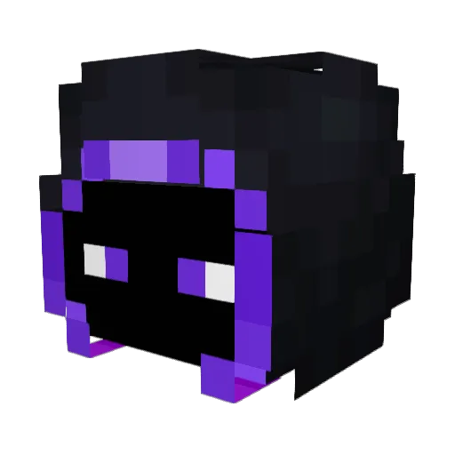 XRoSaRiUmX Minecraft avatar head, 3D render