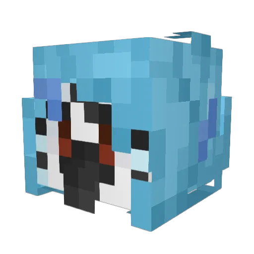 XRox360 Minecraft avatar head, 3D render