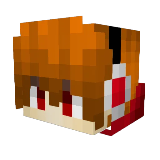 XSIRUO Minecraft avatar head, 3D render