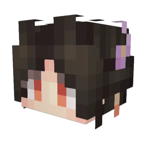 XS_Petra Minecraft avatar head, 3D render