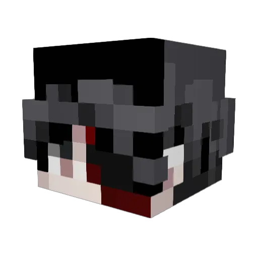 XShyFazX Minecraft avatar head, 3D render