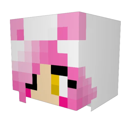 XStaticWEB Minecraft avatar head, 3D render