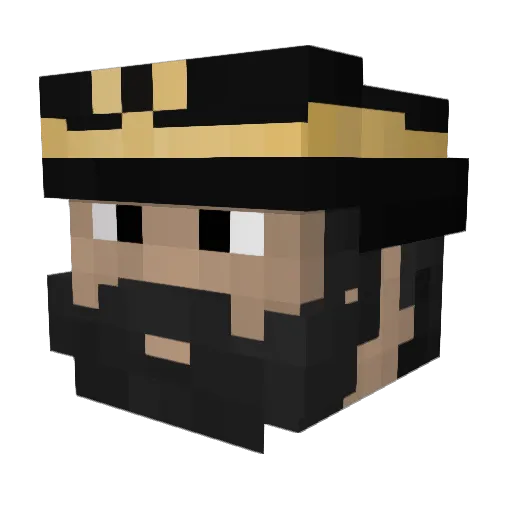 XTAY Minecraft avatar head, 3D render