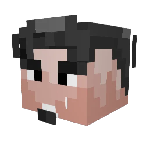XTL_Brigand Minecraft avatar head, 3D render