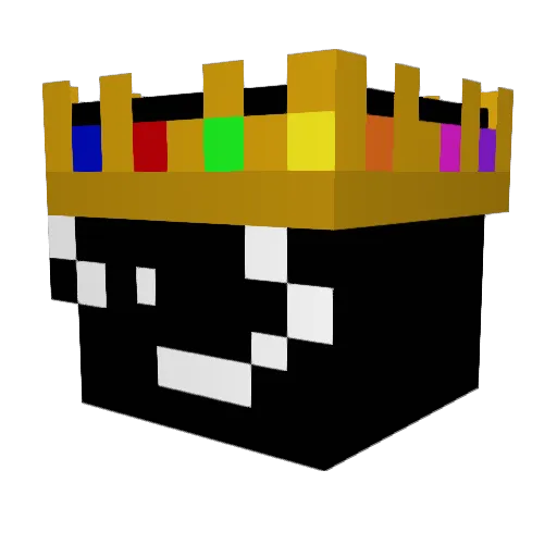 XTREAM1234 Minecraft avatar head, 3D render