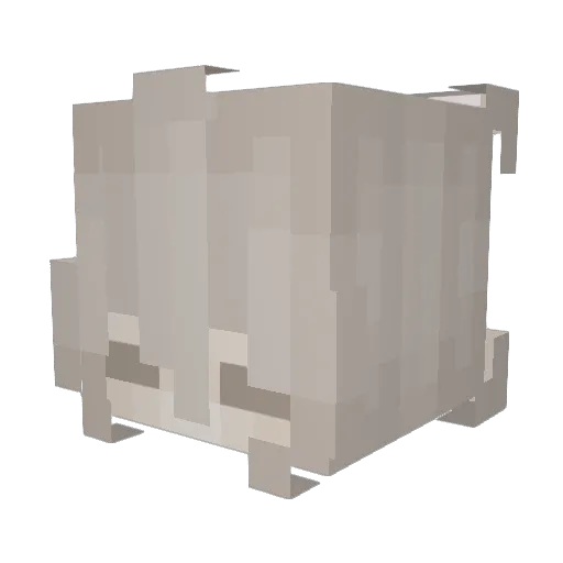XTWZZZZ Minecraft avatar head, 3D render