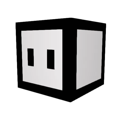 XT_ELITE Minecraft avatar head, 3D render