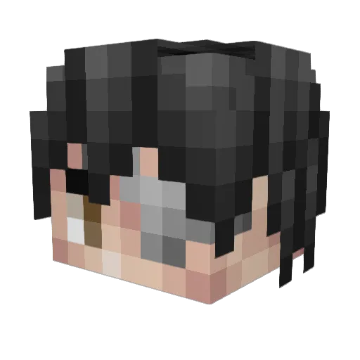 XThatGuyX Minecraft avatar head, 3D render