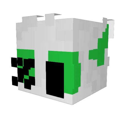 XTheverythingApp Minecraft avatar head, 3D render
