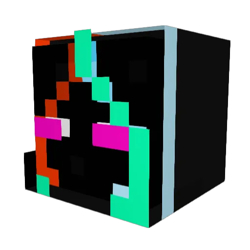 XTonix_ Minecraft avatar head, 3D render