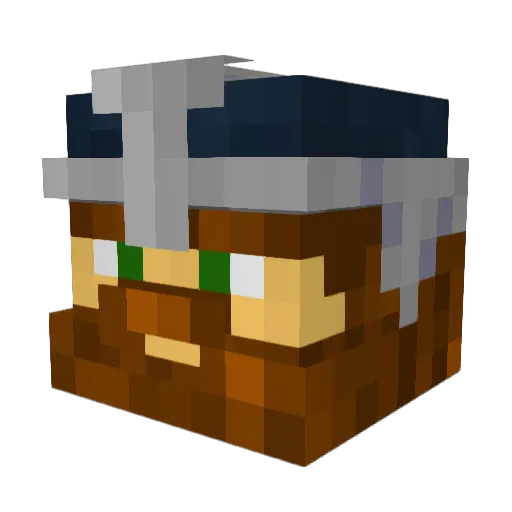 XToolBoxX Minecraft avatar head, 3D render