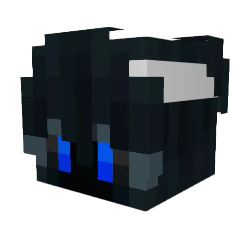 XTrolololekX Minecraft avatar head, 3D render