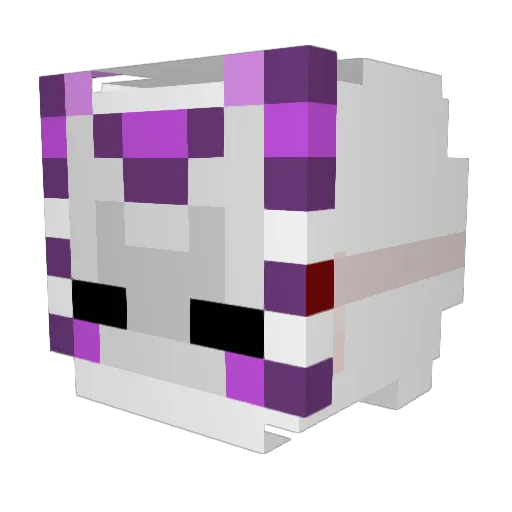 XTsuya Minecraft avatar head, 3D render