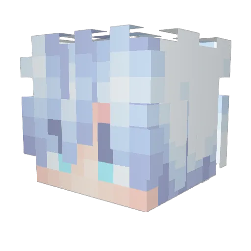 XUR_J2 Minecraft avatar head, 3D render