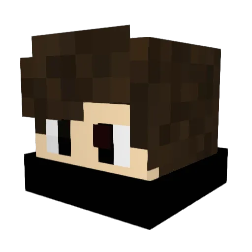 XUltimateGamEr5X Minecraft avatar head, 3D render