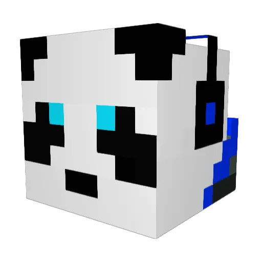 XUnstoppableX Minecraft avatar head, 3D render
