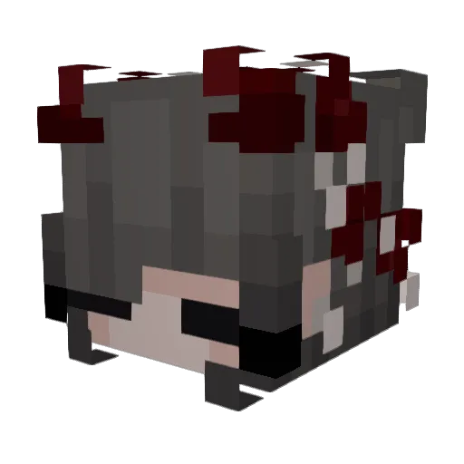 XV1etnam Minecraft avatar head, 3D render