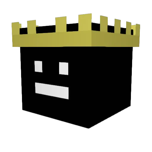 XV218 Minecraft avatar head, 3D render