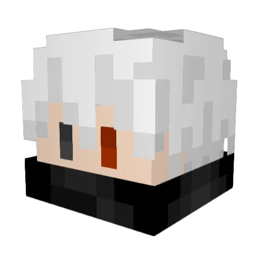 XVEddie2 Minecraft avatar head, 3D render