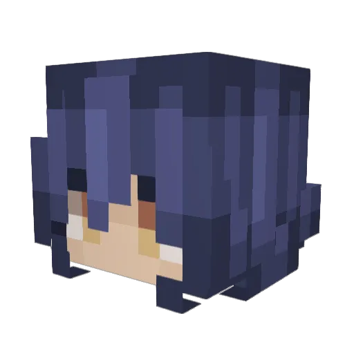 XVIXI Minecraft avatar head, 3D render