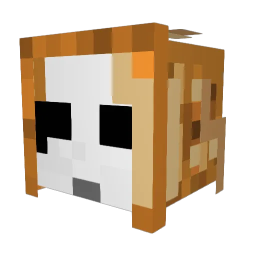 XVLucifer Minecraft avatar head, 3D render