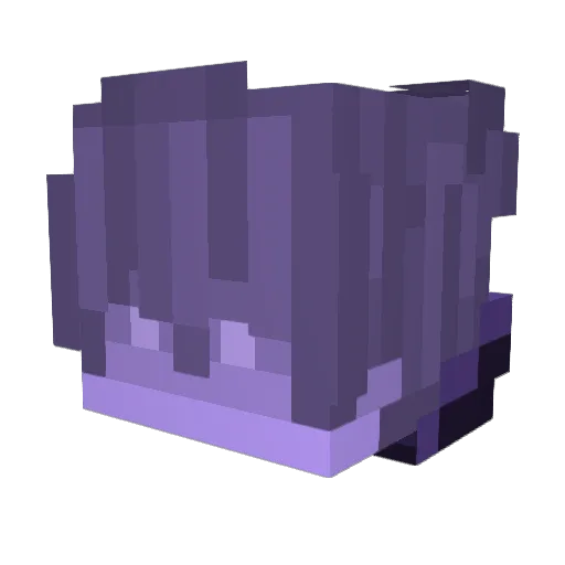 XVixpr Minecraft avatar head, 3D render