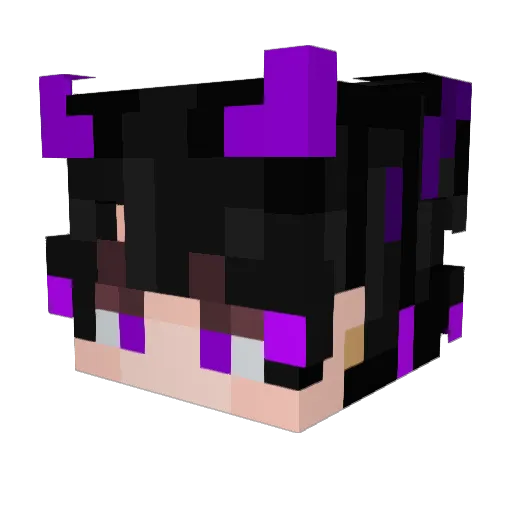 XVortexz Minecraft avatar head, 3D render