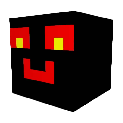 XWT Minecraft avatar head, 3D render