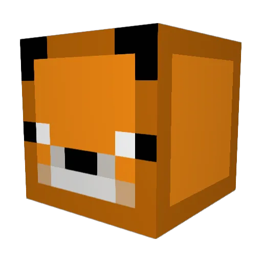 XX7676 Minecraft avatar head, 3D render