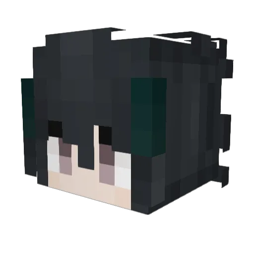 XXOOXOO Minecraft avatar head, 3D render