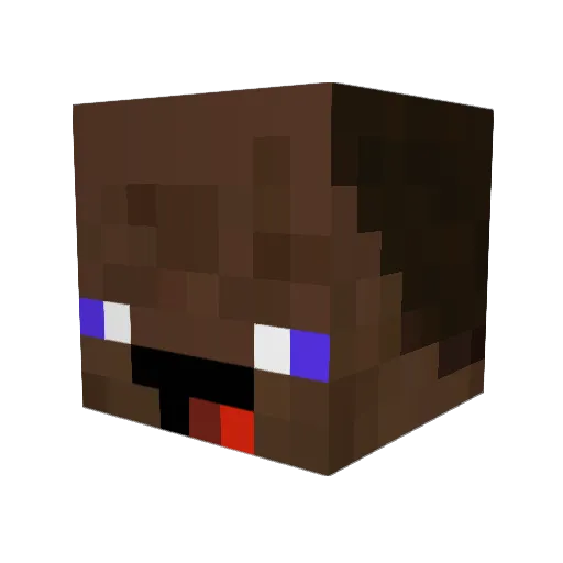 XXXHUNTERXX Minecraft avatar head, 3D render