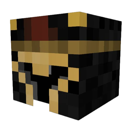 XXXINFAMY Minecraft avatar head, 3D render