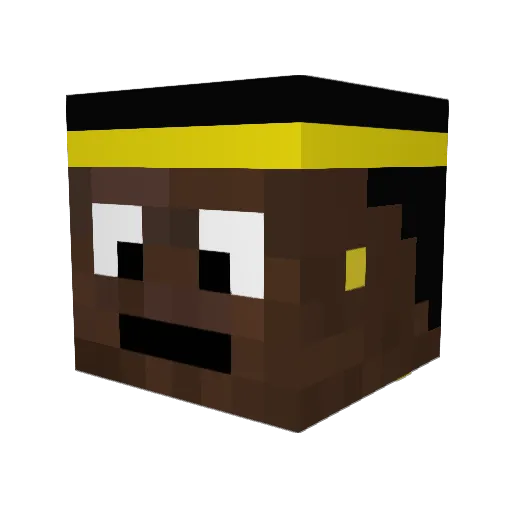 XXXP0RNSTARXXX69 Minecraft avatar head, 3D render